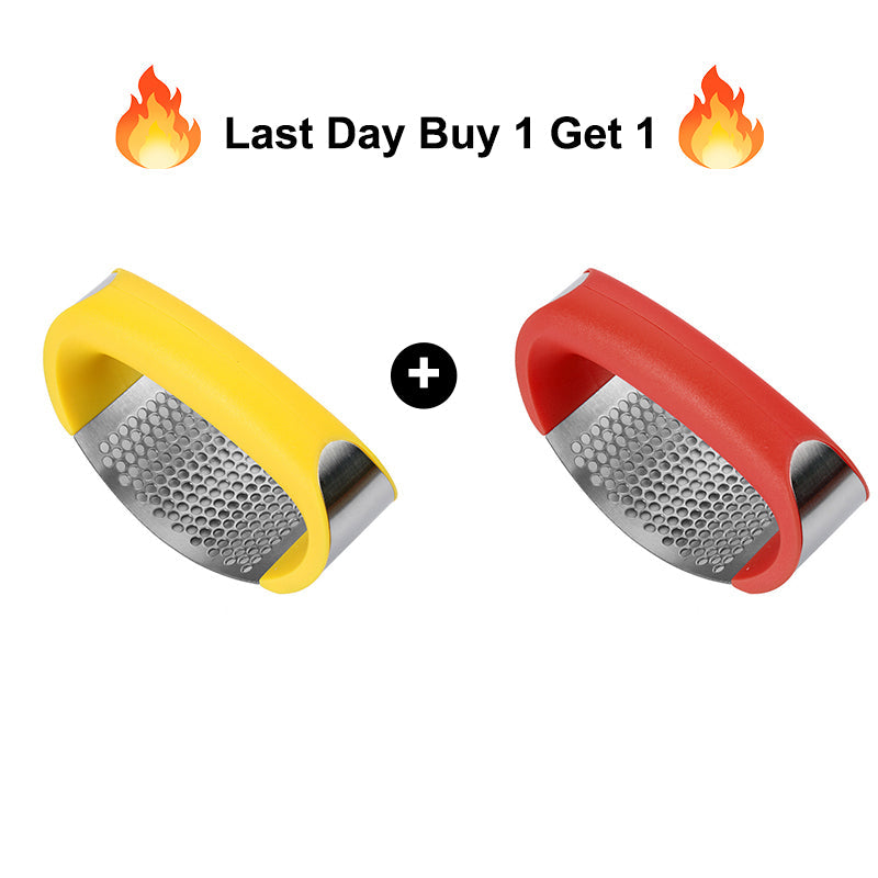 🔥Last Day Buy 1 Get 1 Free AUD$13.99 Each🔥430 Stainless Steel Ring Garlic Press