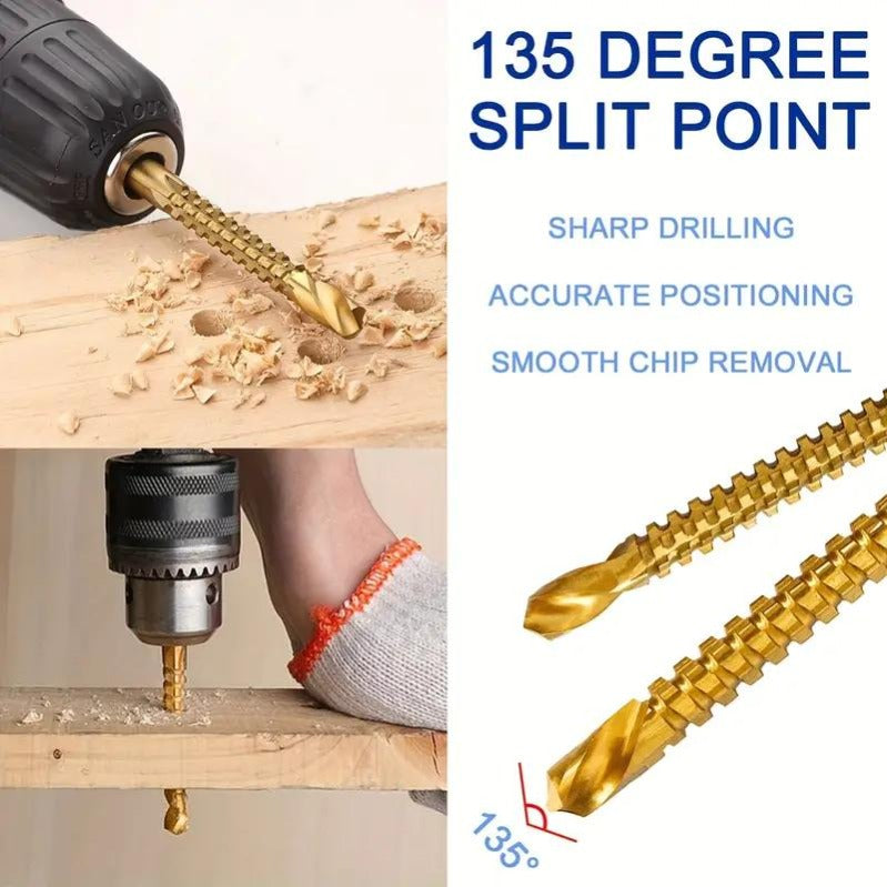 🔥Last Day Buy 1 get 1 free-49% off🔥Titanium-Coated Drill Bit Set