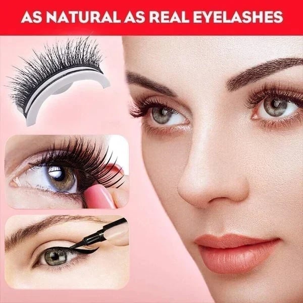 🔥LAST DAY - BUY 1 GET 1 FREE JUST AUD$12.49 EACH🔥🎉Reusable Adhesive Eyelashes
