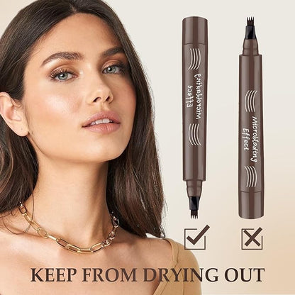 🔥LAST DAY - BUY 1 GET 1 FREE JUST AUD$11.99 EACH🔥2026 Upgraded Natural Brows Eyebrow Pen