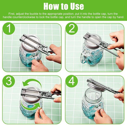 🔥Last Day Buy 2 Get 1 Free🔥Adjustable Stainless Steel Jar Opener
