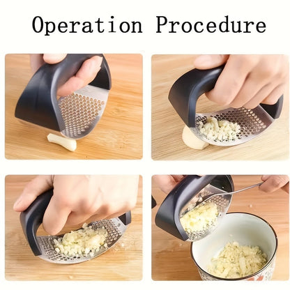 🔥Last Day Buy 1 Get 1 Free AUD$13.99 Each🔥430 Stainless Steel Ring Garlic Press