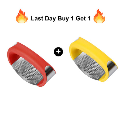 🔥Last Day Buy 1 Get 1 Free AUD$13.99 Each🔥430 Stainless Steel Ring Garlic Press