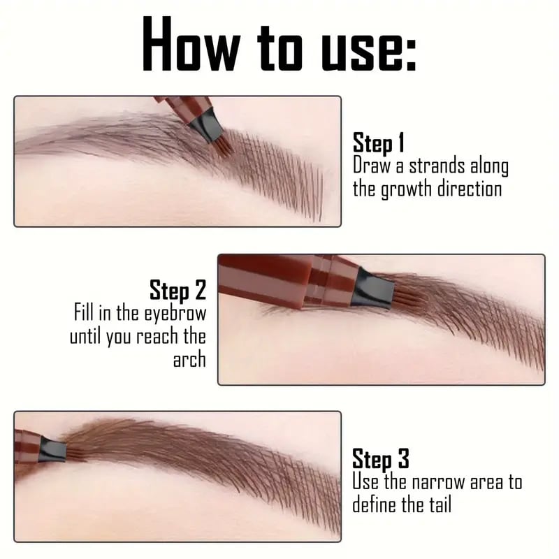 🔥LAST DAY - BUY 1 GET 1 FREE JUST AUD$11.99 EACH🔥2026 Upgraded Natural Brows Eyebrow Pen