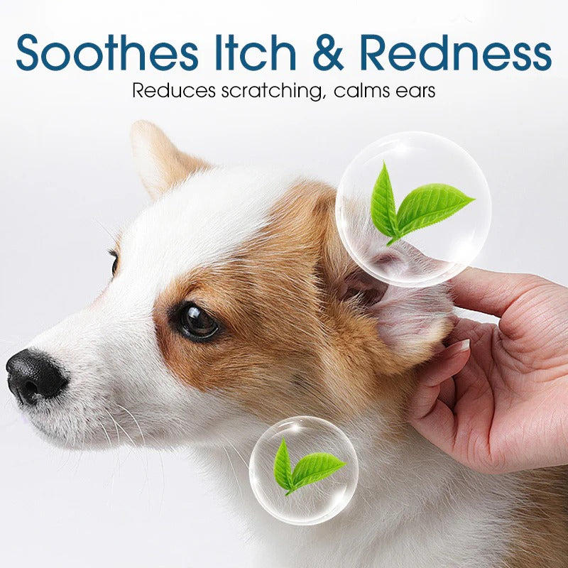 Pet ear cleanser soothes itch and redness