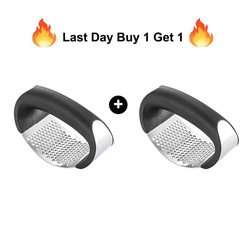 🔥Last Day Buy 1 Get 1 Free AUD$13.99 Each🔥430 Stainless Steel Ring Garlic Press