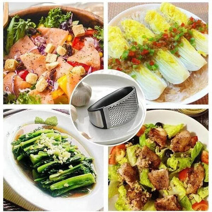 🔥Last Day Buy 1 Get 1 Free AUD$13.99 Each🔥430 Stainless Steel Ring Garlic Press