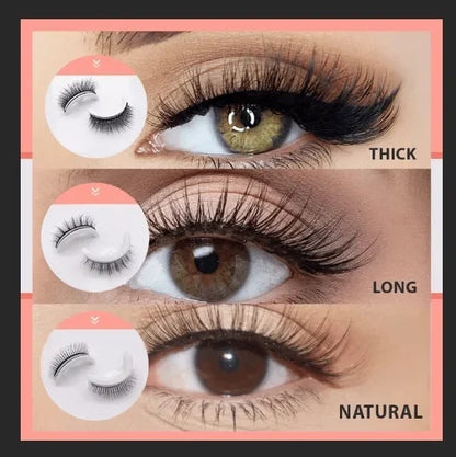 🔥LAST DAY - BUY 1 GET 1 FREE JUST AUD$12.49 EACH🔥🎉Reusable Adhesive Eyelashes
