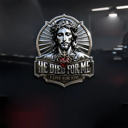 🔥Last Day Buy 1 Get 1 🔥Jesus “He Died For Me” Commemorative Pin💝