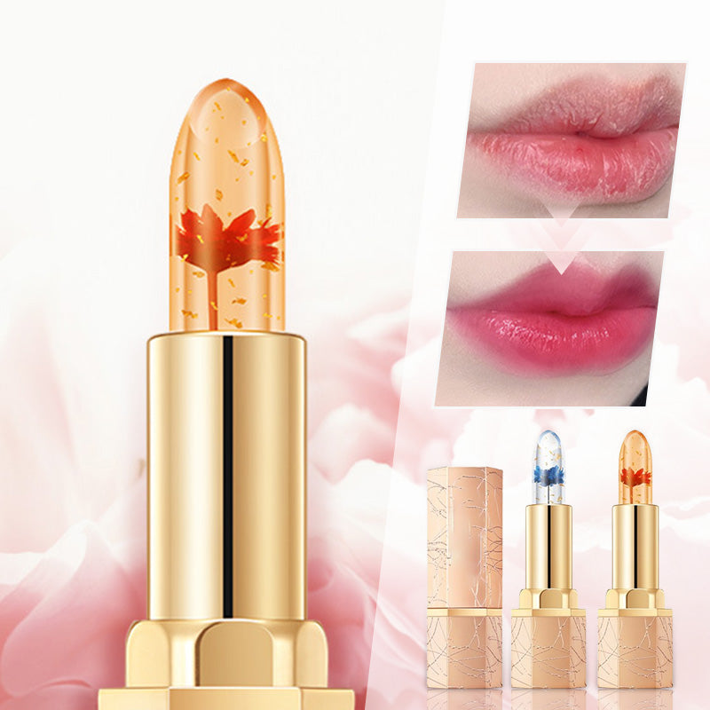 🔥LAST DAY - BUY 1 GET 1 FREE JUST AUD$13.99 EACH👄Crystal Flower Temperature Color Change Jelly Lipstick